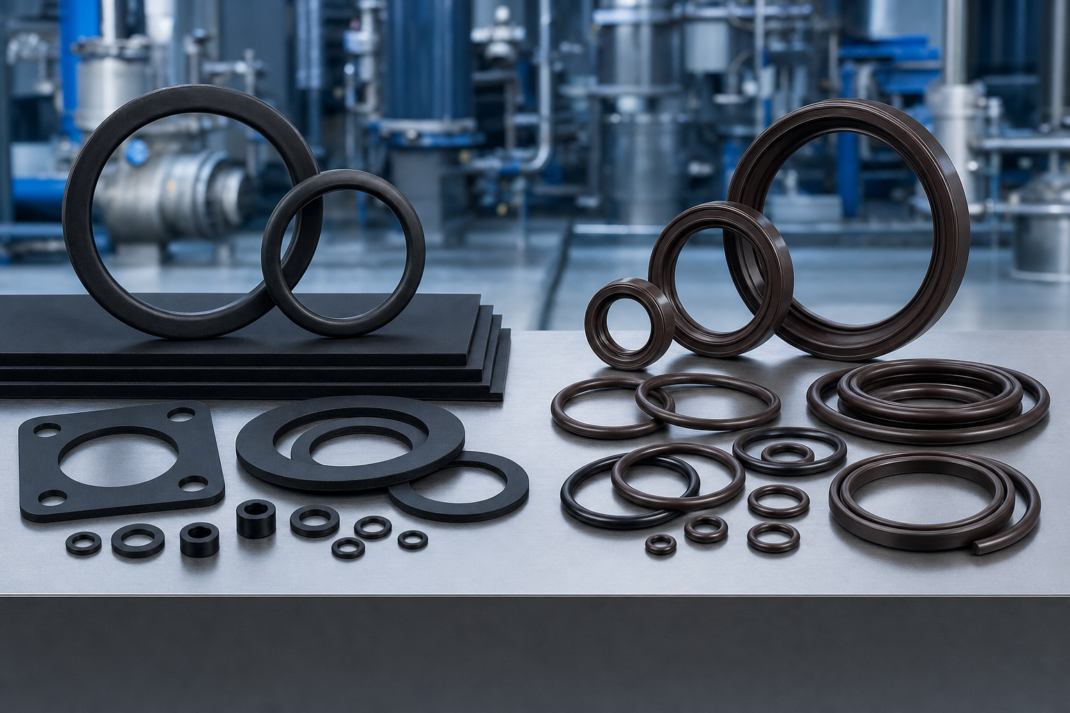 EPDM vs Viton — ต่างกันอย่างไร เลือกยางชนิดไหนให้เหมาะกับงาน?